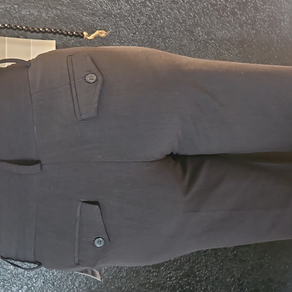 Classic Dark Grey Women's Pants - Picture 2 of 3
